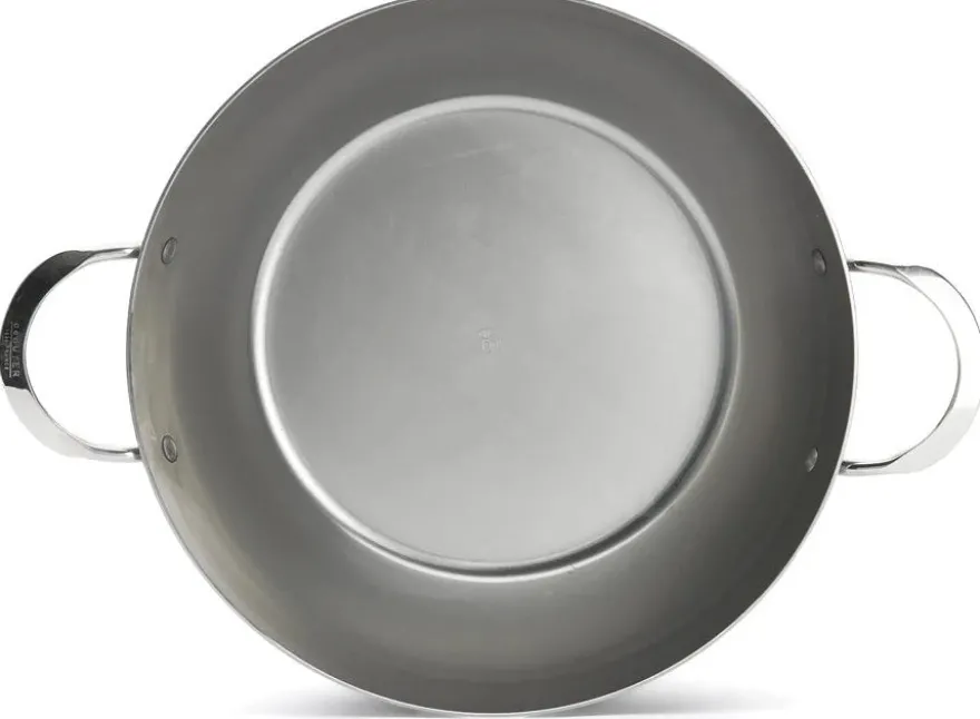 De Buyer Hapjespan / Sauteuse met 2 handvaten - Mineral B Pro - ø 32 cm / 5.5 liter - zonder anti-aanbaklaag