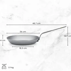 De Buyer Koekenpan Mineral B Element - ΓΈ 26 cm - zonder anti-aanbaklaag