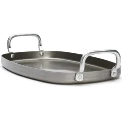 De Buyer Plancha Mineral B Pro - 38 x 26 cm - zonder anti-aanbaklaag