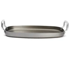 De Buyer Plancha Mineral B Pro - 38 x 26 cm - zonder anti-aanbaklaag