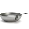 De Buyer Wokpan Mineral B Element - ø 28 cm / 3 liter - zonder anti-aanbaklaag