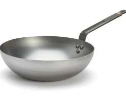 De Buyer Wokpan Mineral B Element - ø 28 cm / 3 liter - zonder anti-aanbaklaag