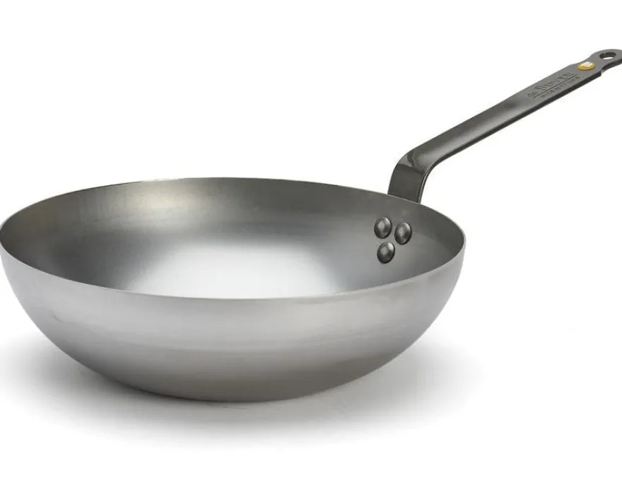 De Buyer Wokpan Mineral B Element - ø 28 cm / 3 liter - zonder anti-aanbaklaag