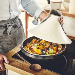 Emile Henry Tajine Delight - Inductie geschikt - Zwart - ø 33.5 cm / 4 Liter