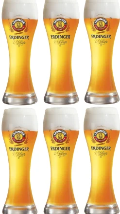 Erdinger Bierglazen Weizen - 500 ml - 6 stuks