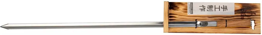 Forged BBQ Spies Churrasco - Olijfhout / Staal - V - vorm - 60cm