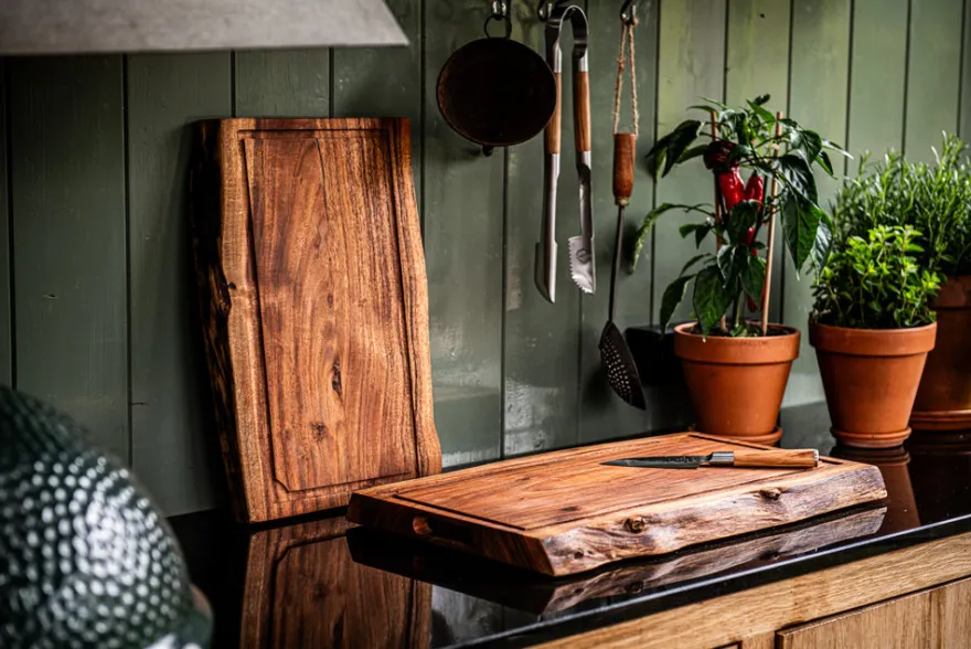 Forged Houten Snijplank - 45 x 30 x 3.5 cm - Acacia hout FSC keurmerk