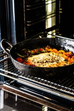 Forged Koekenpan Carbonstaal met 2 handvatten ø 28 cm - geschikt voor alle warmtebronnen - zonder anti-aanbaklaag