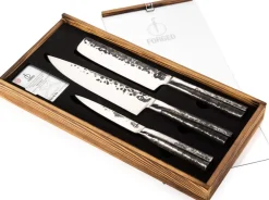 Forged Messenset Intense - 3 - delig - Koksmes, Hakmes en Universeel mes