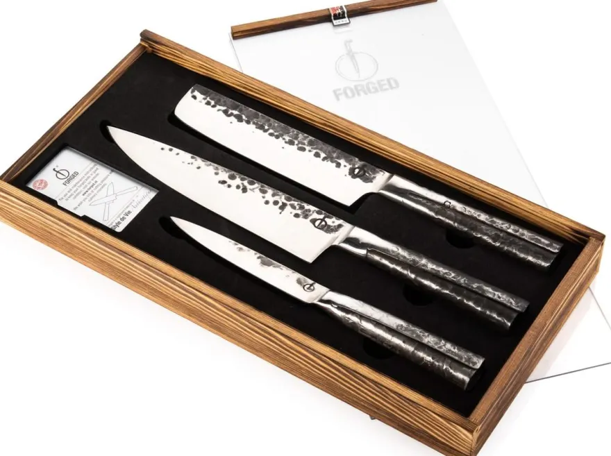 Forged Messenset Intense - 3 - delig - Koksmes, Hakmes en Universeel mes