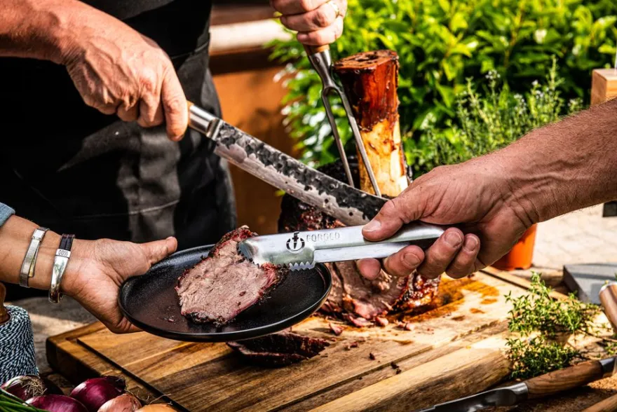 Forged Serveertangen Churrasco - RVS - 4 stuks