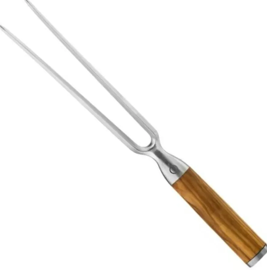 Forged Trancheervork / Vleesvork Olive