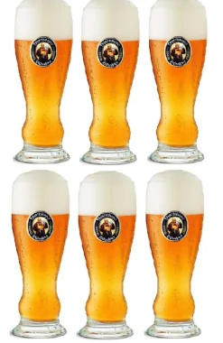 Franziskaner Bierglazen Weizen - 500 ml - 6 stuks