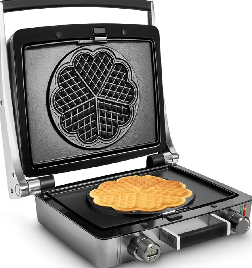 Fritel Wafelijzer WaffleTastic - Hartjeswafels - Keramische anti-aanbaklaag - 1600 W - CW3668