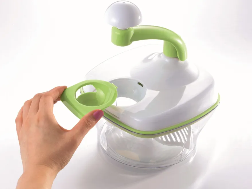 Ghidini Multifunctionele Keukenmachine - Handmatig - Hakmolen, Mixer & Slacentrifuge