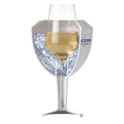 GLICERRR Wijnglas koeler en houder set + glas - 4 stuks