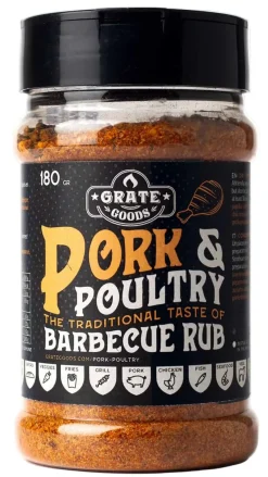 Grate Goods BBQ Rub Pork & Poultry - 180 gram