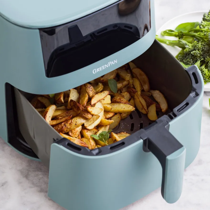 GreenPan Airfryer Bistro XXL - Smokey Blue - 7.2 Liter