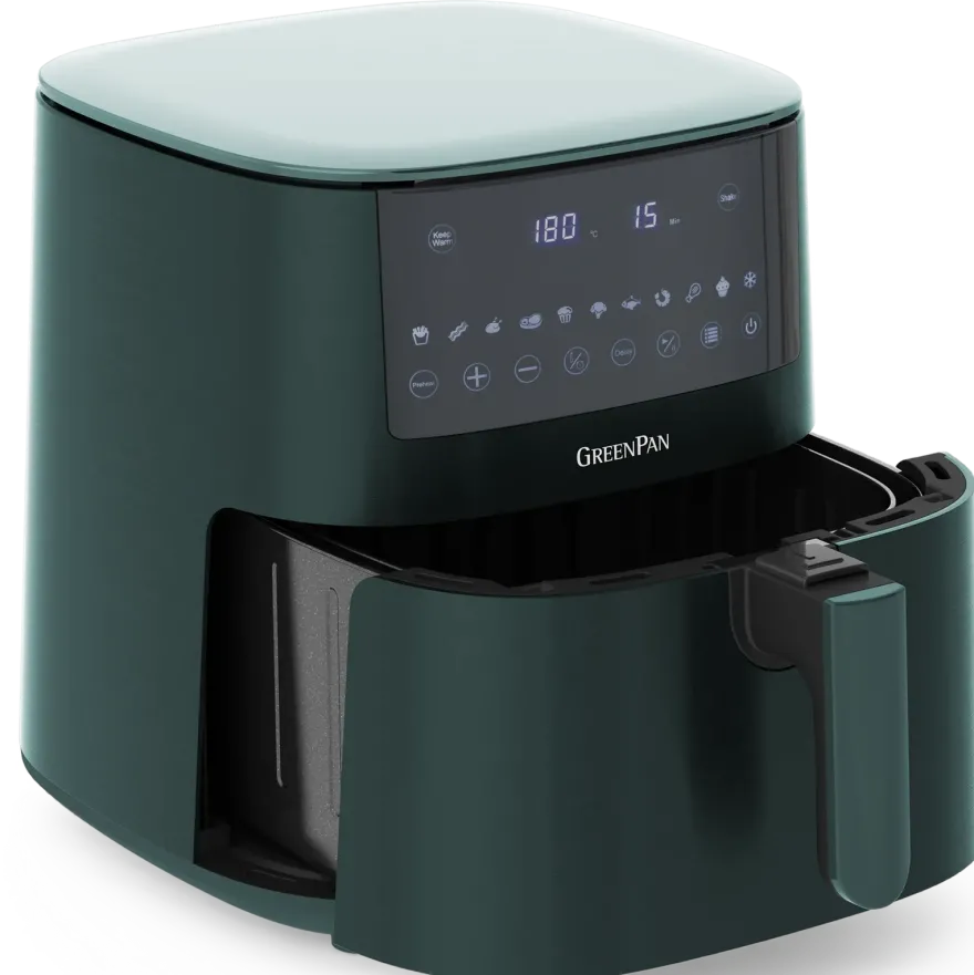 GreenPan Airfryer Bistro XXL - Pine Green - 7.2 Liter