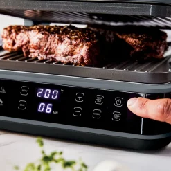 GreenPan Contactgrill Advanced Grill Digitaal - Omkeerbare Grill- en Bakplaten - Grijs