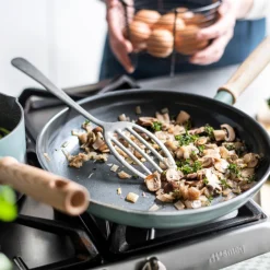 GreenPan Koekenpannenset met spatel - Mayflower - ø 20 & 24 cm - keramische anti-aanbaklaag