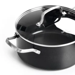 GreenPan Kookpan Copenhagen Zwart ø 24 cm / 5.2 Liter - keramische anti-aanbaklaag