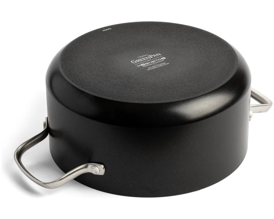 GreenPan Kookpan Copenhagen Zwart ø 24 cm / 5.2 Liter - keramische anti-aanbaklaag