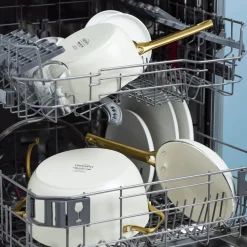 GreenPan Pannenset Padova Reserve Cream White 6-delig - Keramische anti-aanbaklaag