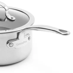 GreenPan Steelpan met deksel Première Pro ø 16 cm / 1.58 Liter