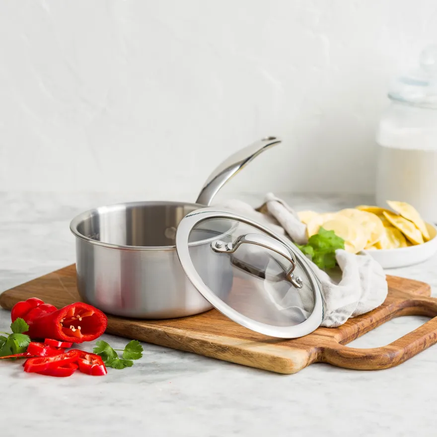GreenPan Steelpan met deksel Première Pro ø 16 cm / 1.58 Liter