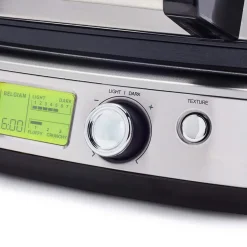 GreenPan Wafelijzer - RVS - inclusief 2 sets wafelplaten - Keramische anti-aanbaklaag