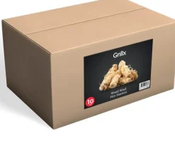 GrillX BBQ Aanmaakwokkels / Aanmaakkrullen / Aanmaakhout ± 840 Stuks - 10 KG