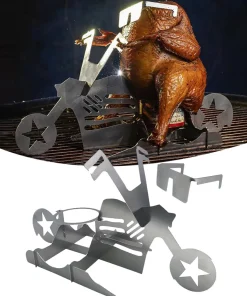 GrillX BBQ Bierblikkip Houder - Beer Can Chicken - Bike