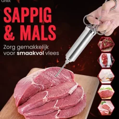 GrillX BBQ Marinade Spuit