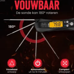 GrillX BBQ Vleesthermometer - BBQ Thermometer