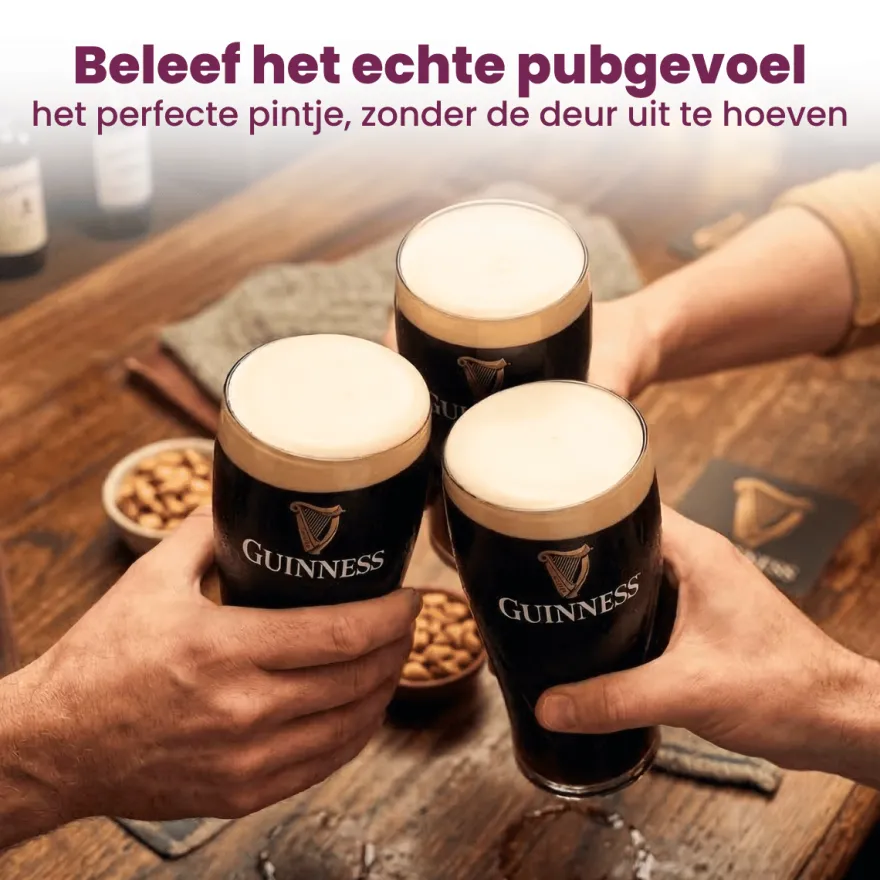 Guinness Bierglazen Pint 500 ml - 2 Stuks