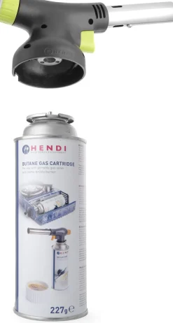 Hendi BBQ Aansteker / Creme Brulee Brander / Koksbrander - met gasbus