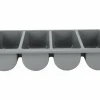 Hendi Bestekbak - 4-Vaks GN 1/1 - Grijs