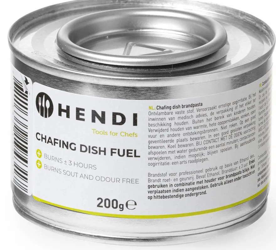 Hendi Brandpasta voor Chafing Dish - 200 gram - 12 stuks