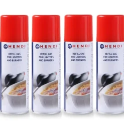 Hendi Gas Navulling 200 ml - 4 stuks