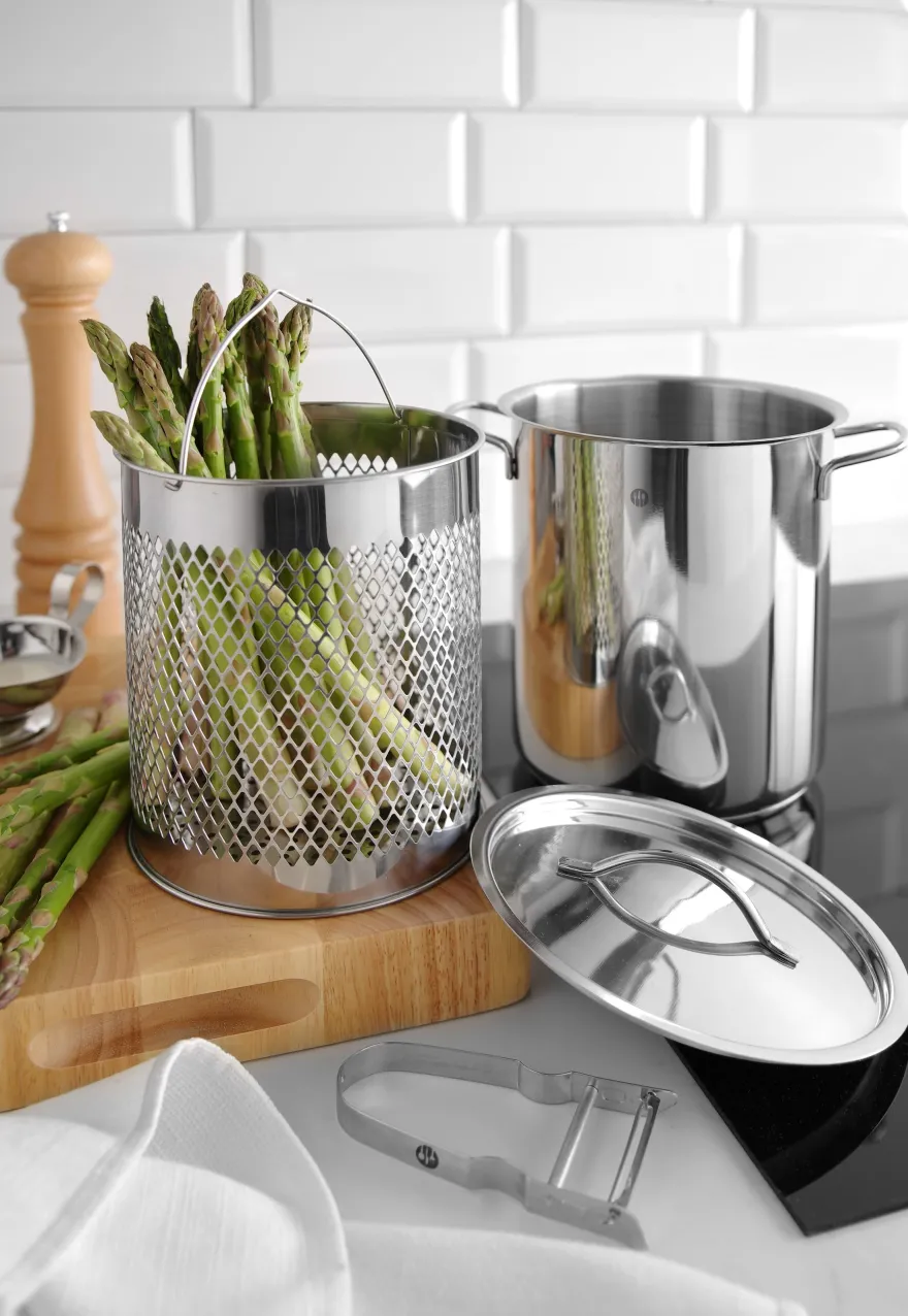 Hendi Pastapan / Aspergepan - RVS - ø 16 cm / 5.5 liter