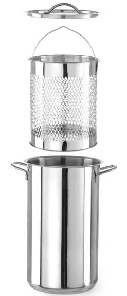 Hendi Pastapan / Aspergepan - RVS - ø 16 cm / 5.5 liter