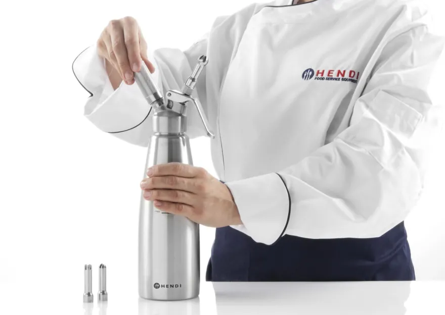 Hendi Slagroomspuit RVS 500 ml