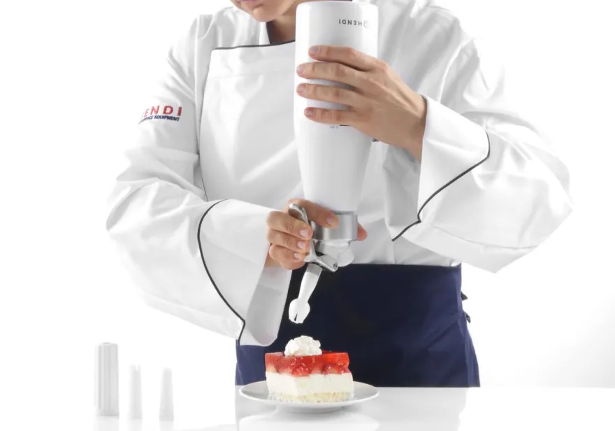 Hendi Slagroomspuit Wit 500 ml