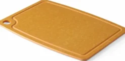 Hendi Snijplank antislip - vaatwasserbestendig - bruin houtvezel - 44 x 32.5 cm