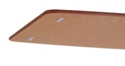 Hendi Snijplank antislip - vaatwasserbestendig - bruin houtvezel - 44 x 32.5 cm
