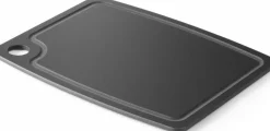 Hendi Snijplank antislip - vaatwasserbestendig - zwart houtvezel - 30 x 23.5 cm