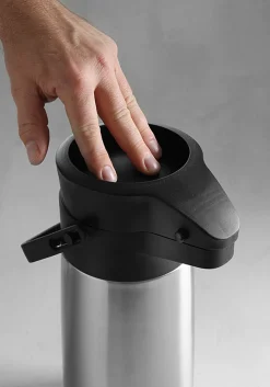 Hendi Thermoskan met Pomp - Pompkan - Isoleerkan - 2.2 Liter