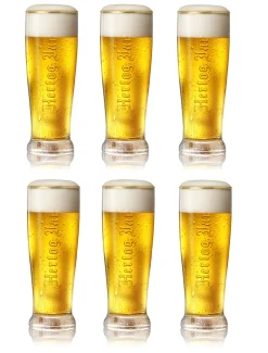 Hertog Jan Bierglazen / Fluitje - 250 ml - 6 stuks