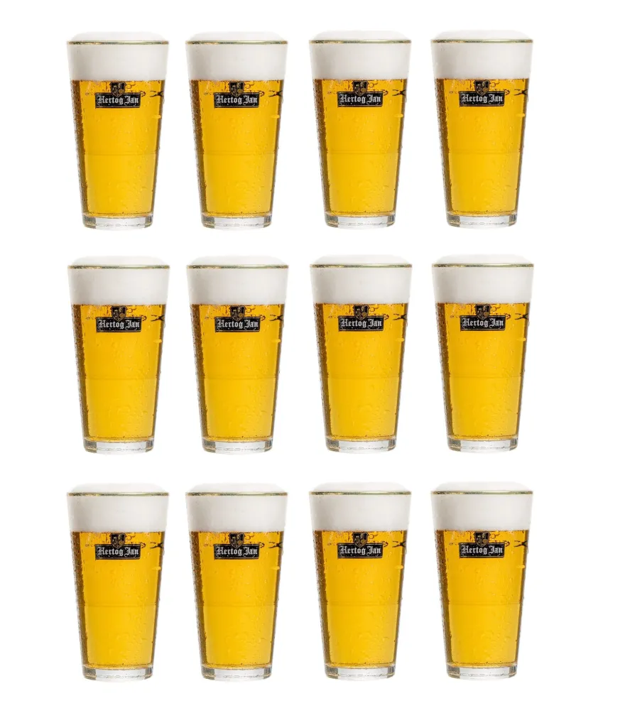 Hertog Jan Bierglazen Vaasje - 250 ml - 12 stuks